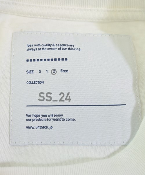 UNTRACE（アントレース）Tシャツ・カットソー 白 サイズ:2(M位) メンズ/2200689838453
