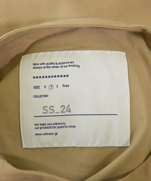 UNTRACE（アントレース）Tシャツ・カットソー ベージュ サイズ:1(S位) メンズ/2200712082105