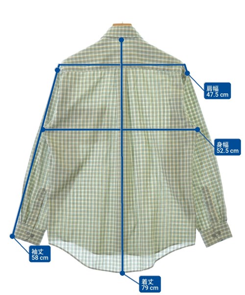 VAN HEUSEN（ヴァンヒューゼン）カジュアルシャツ 青 サイズ:S メンズ/2200718055035