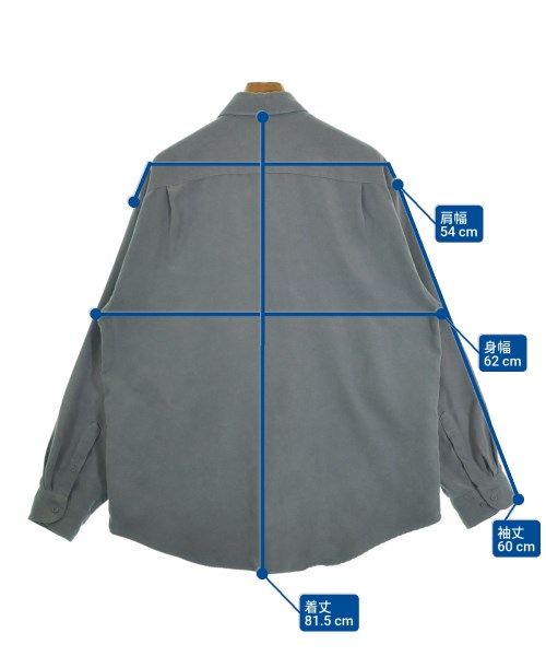 VAN HEUSEN（ヴァンヒューゼン）カジュアルシャツ 青 サイズ:L メンズ/2200652455038