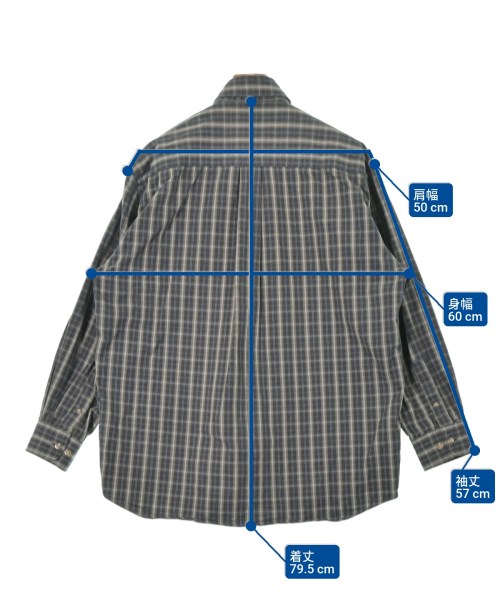 VAN HEUSEN（ヴァンヒューゼン）カジュアルシャツ グレー サイズ:M メンズ/2200668894029