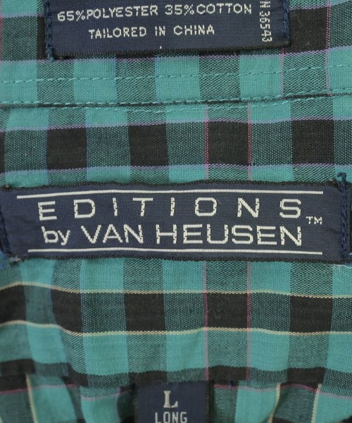 VAN HEUSEN（ヴァンヒューゼン）カジュアルシャツ 緑 サイズ:L メンズ/2200715399033