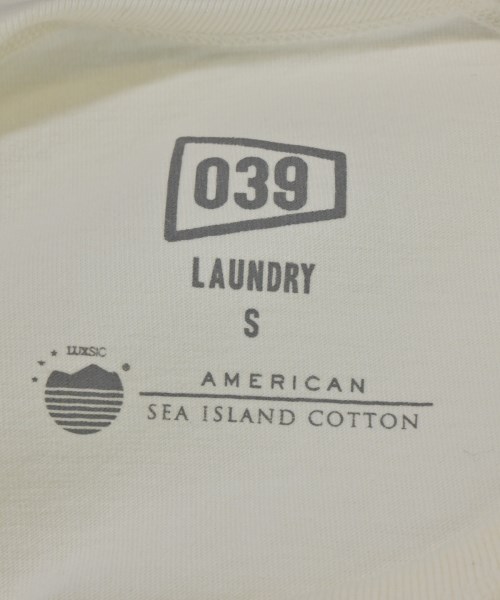 039LAUNDRY（ゼロサンキュウランドリー）Tシャツ・カットソー 白 サイズ:S レディース/2200676116076