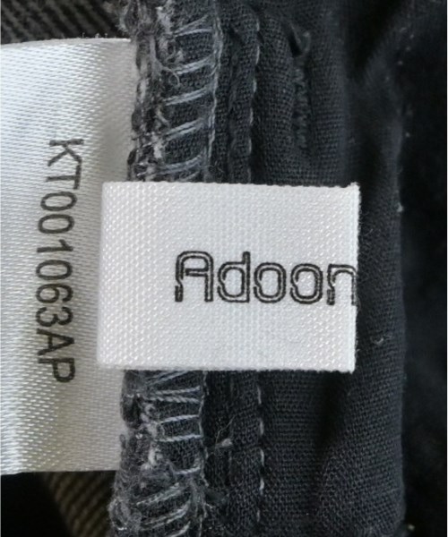Adoon plain（アドーンプレーン）デニムパンツ グレー サイズ:M レディース/2200701905019