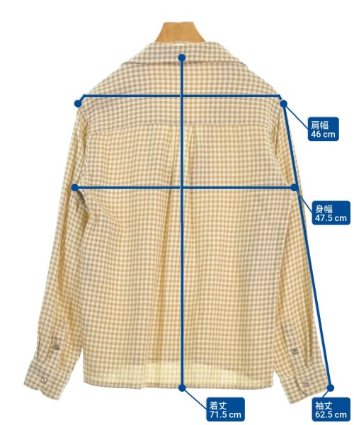 ADVENT（アドベント）カジュアルシャツ ベージュ サイズ:1(S位) メンズ/2200671067052