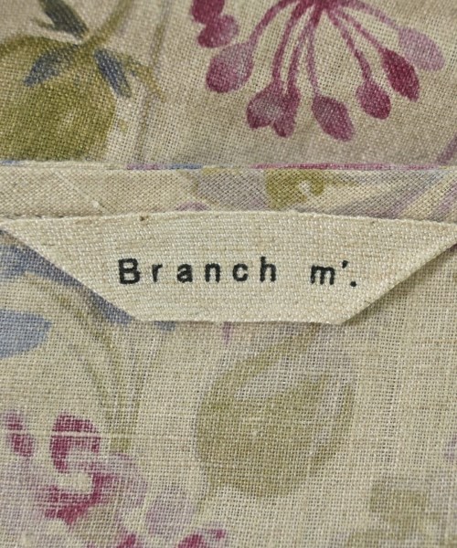 Branch m'.（ブランチエム）ブラウス ベージュ サイズ:F レディース/2200718730055