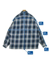 CAHLUMN（カウラム）カジュアルシャツ 青 サイズ:L メンズ/2200635232014