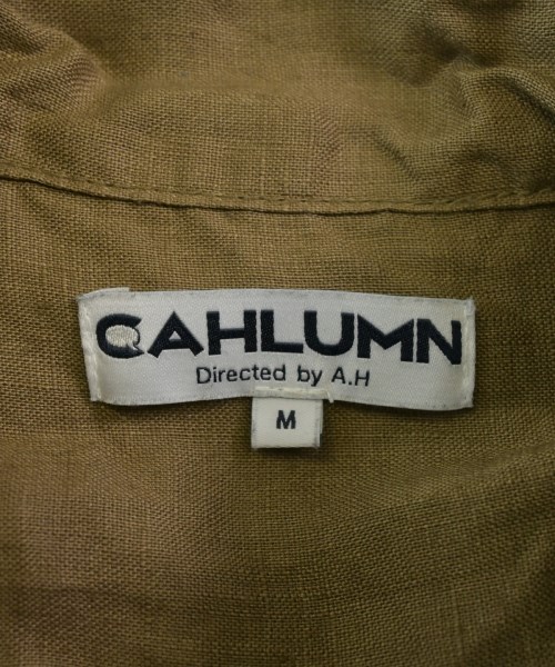 CAHLUMN（カウラム）カジュアルシャツ カーキ サイズ:M メンズ/2200644033244