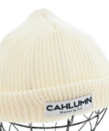 CAHLUMN（カウラム）ニットキャップ・ビーニー 白 サイズ:F メンズ/2200624399650