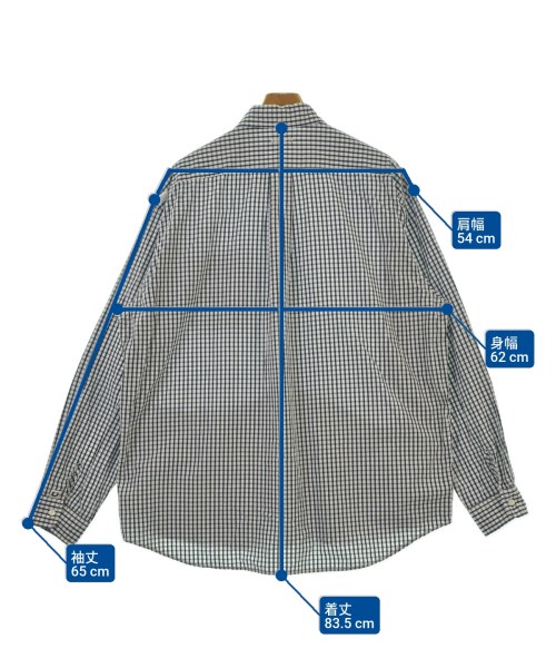 CAHLUMN（カウラム）カジュアルシャツ 白 サイズ:L メンズ/2200628956033