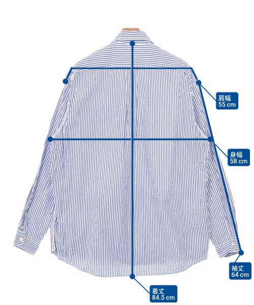 CAHLUMN（カウラム）カジュアルシャツ 青 サイズ:L メンズ/2200671497255