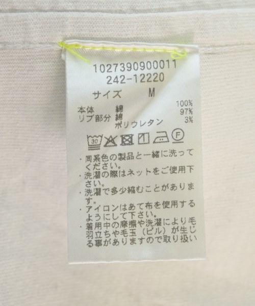 CAHLUMN（カウラム）Tシャツ・カットソー 白 サイズ:M メンズ/2200701345037