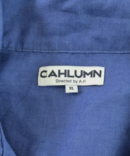 CAHLUMN（カウラム）カジュアルシャツ 青 サイズ:XL メンズ/2200715859032