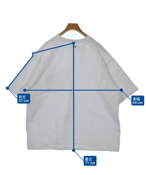 CAHLUMN（カウラム）Tシャツ・カットソー 白 サイズ:L メンズ/2200636258082