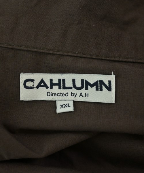 CAHLUMN（カウラム）カジュアルシャツ 茶 サイズ:XXL メンズ/2200705835060