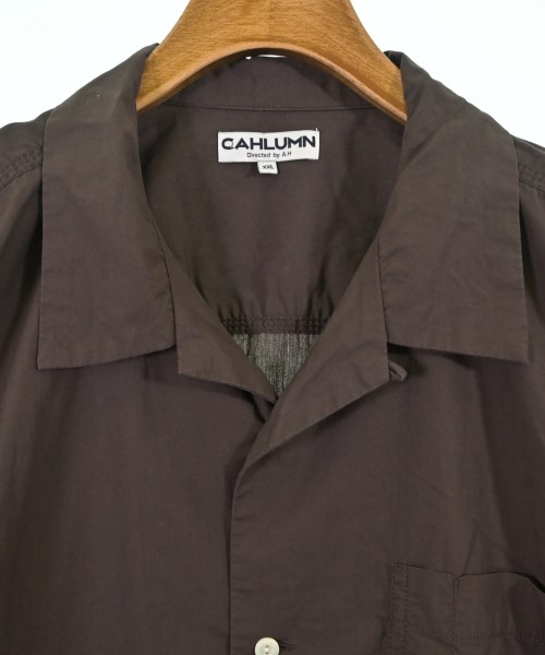 CAHLUMN（カウラム）カジュアルシャツ 茶 サイズ:XXL メンズ/2200705835060