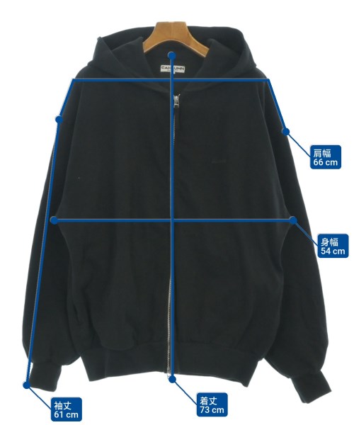 CAHLUMN（カウラム）パーカー 黒 サイズ:L メンズ/2200662860099