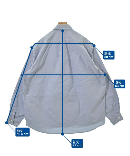 CAHLUMN（カウラム）カジュアルシャツ 青 サイズ:M メンズ/2200666979049