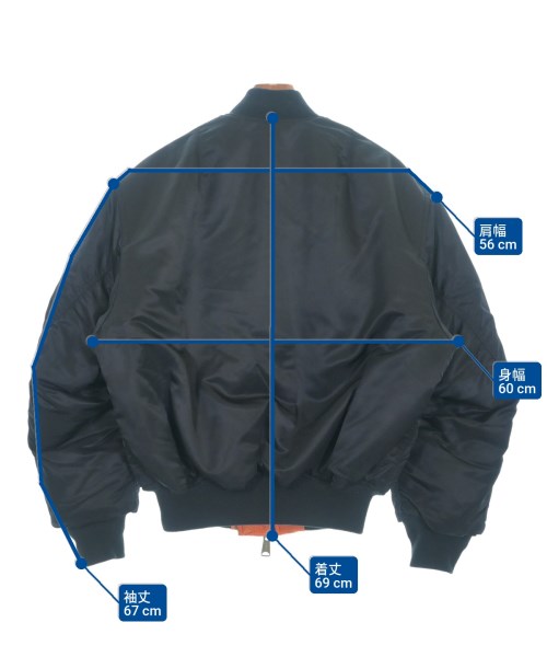CAHLUMN（カウラム）ミリタリーブルゾン 黒 サイズ:S メンズ/2200669994018