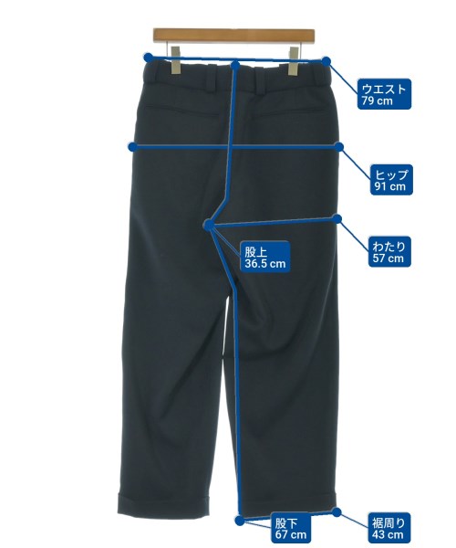 CAHLUMN（カウラム）スラックス 紺 サイズ:L メンズ/2200670842032