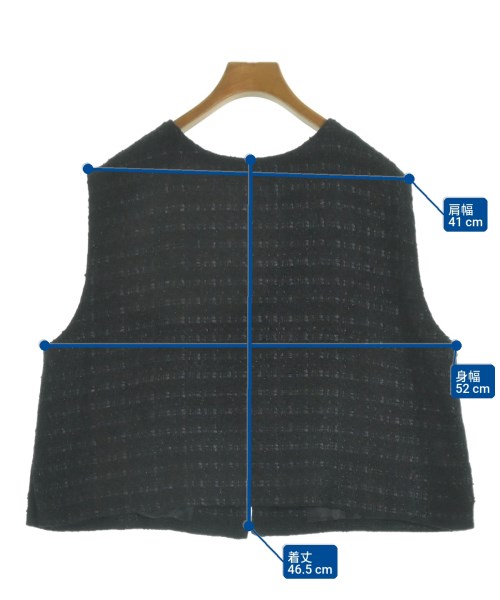 Charmante Femme（シャルマントファム ）ベスト 黒 サイズ:F レディース/2200634786013