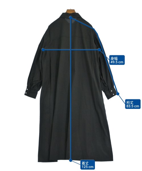 Charmante Femme（シャルマントファム ）シャツワンピース 黒 サイズ:F レディース/2200634786020