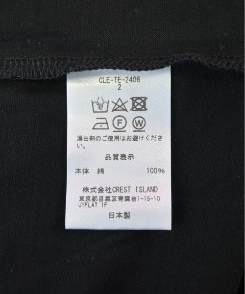 CLESSTE（クレスト）Tシャツ・カットソー 黒 サイズ:2(M位) メンズ/2200534114039