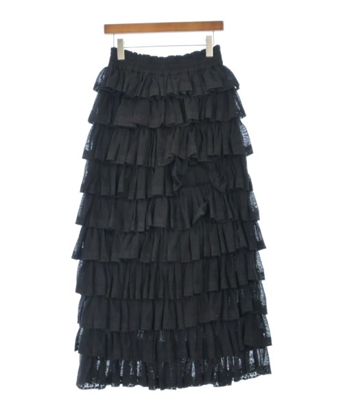 crinkle crinkle crinkle（クリンクルクリンクルクリンクル）ロング・マキシ丈スカート 黒 サイズ:F レディース/2200635132017