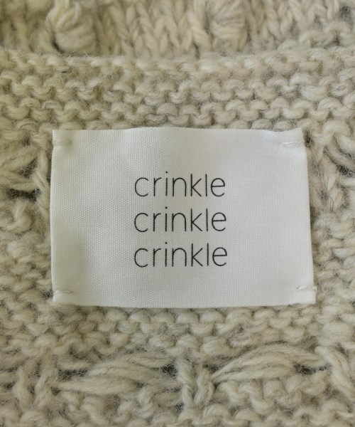 crinkle crinkle crinkle（クリンクルクリンクルクリンクル）ベスト ベージュ サイズ:F レディース/2200624509066