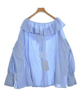 crinkle crinkle crinkle（クリンクルクリンクルクリンクル）ブラウス 青 サイズ:F レディース/2200624509103