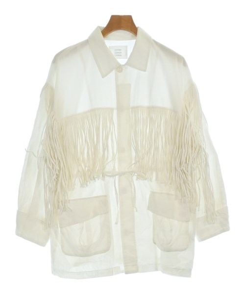 crinkle crinkle crinkle(クリンクルクリンクルクリンクル)ブルゾン 白 サイズ:F/2200642783028