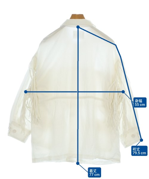 crinkle crinkle crinkle（クリンクルクリンクルクリンクル）ブルゾン 白 サイズ:F メンズ/2200642783028