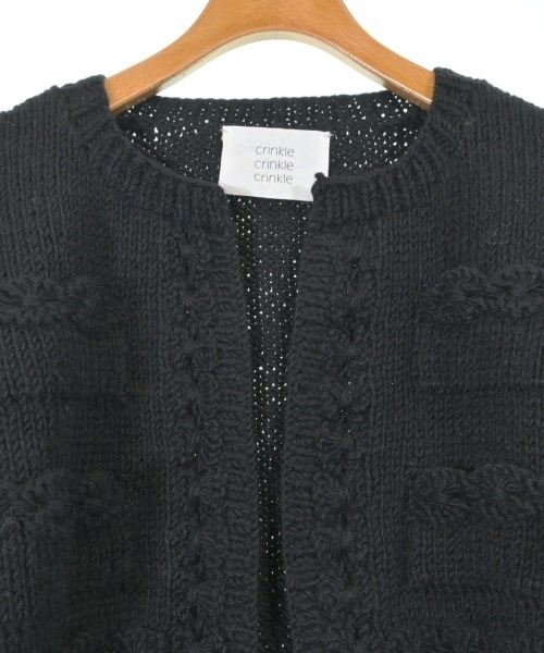 crinkle crinkle crinkle（クリンクルクリンクルクリンクル）カーディガン 黒 サイズ:-(M位) レディース/2200609422137