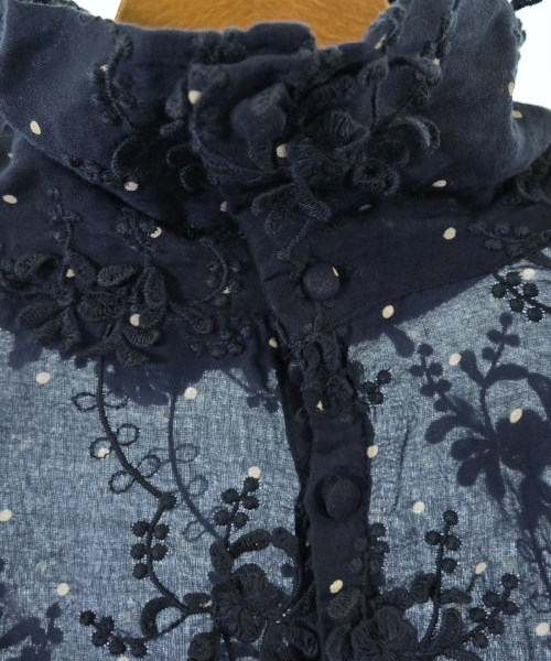 crinkle crinkle crinkle（クリンクルクリンクルクリンクル）ブラウス 紺 サイズ:F レディース/2200632011018