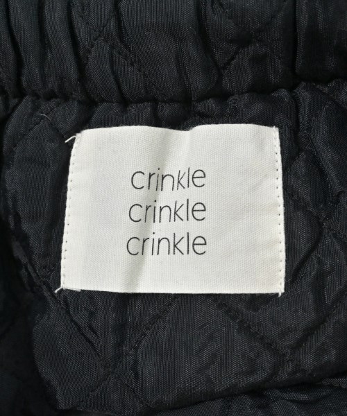 crinkle crinkle crinkle（クリンクルクリンクルクリンクル）ミニスカート 黒 サイズ:F レディース/2200611793010