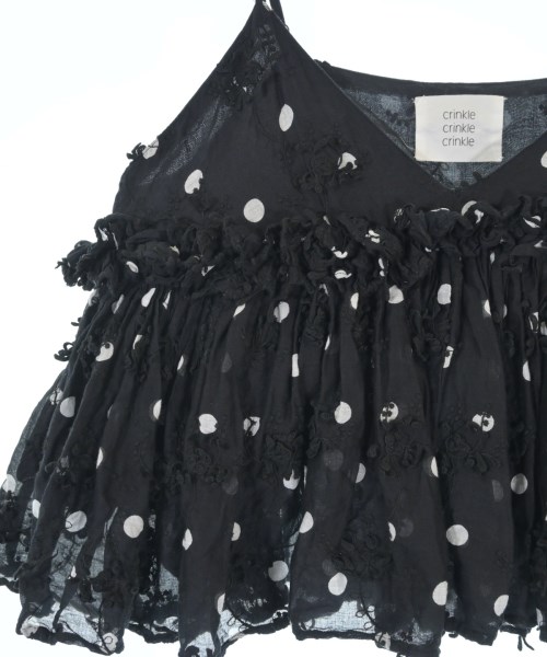 crinkle crinkle crinkle（クリンクルクリンクルクリンクル）ブラウス 黒 サイズ:F レディース/2200618614011