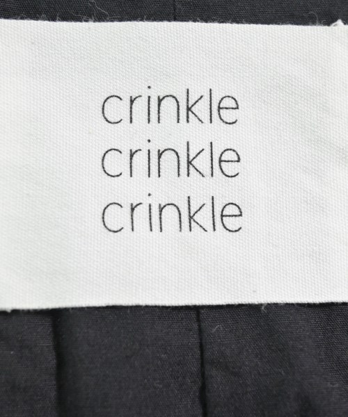 crinkle crinkle crinkle（クリンクルクリンクルクリンクル）ベスト 黒 サイズ:F レディース/2200610095122