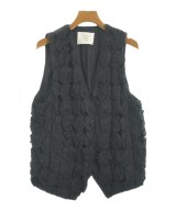 crinkle crinkle crinkle（クリンクルクリンクルクリンクル）ベスト 黒 サイズ:F レディース/2200610095122