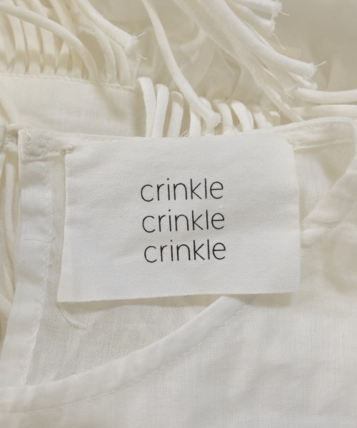 crinkle crinkle crinkle（クリンクルクリンクルクリンクル）ブラウス 白 サイズ:F レディース/2200620585118