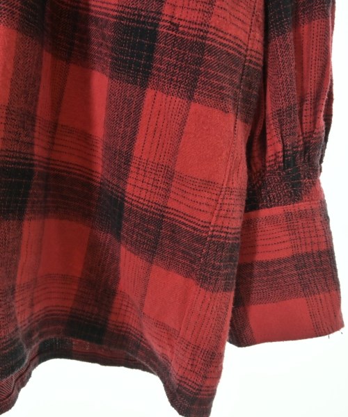 crinkle crinkle crinkle（クリンクルクリンクルクリンクル）カジュアルシャツ 赤 サイズ:F レディース/2200674130012