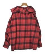 crinkle crinkle crinkle（クリンクルクリンクルクリンクル）カジュアルシャツ 赤 サイズ:F レディース/2200674130012