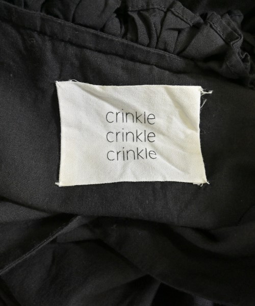crinkle crinkle crinkle（クリンクルクリンクルクリンクル）ブラウス 黒 サイズ:F レディース/2200694630172
