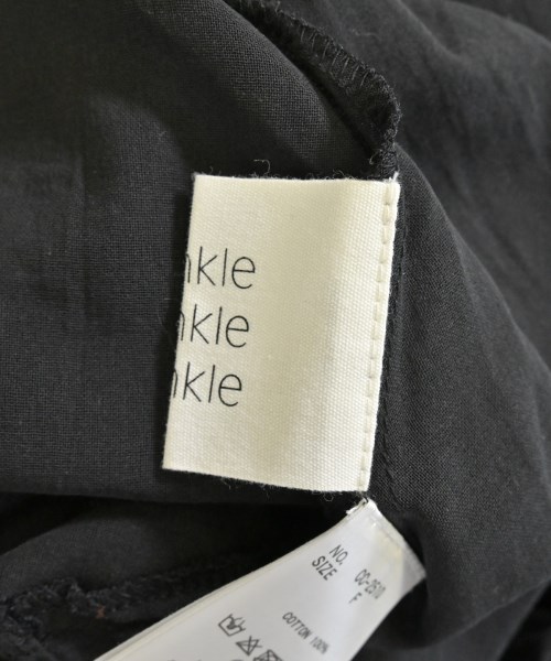 crinkle crinkle crinkle（クリンクルクリンクルクリンクル）ブラウス 黒 サイズ:F レディース/2200694630196