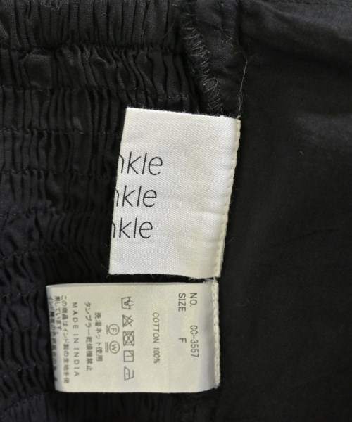 crinkle crinkle crinkle（クリンクルクリンクルクリンクル）ブラウス 黒 サイズ:F レディース/2200694630240