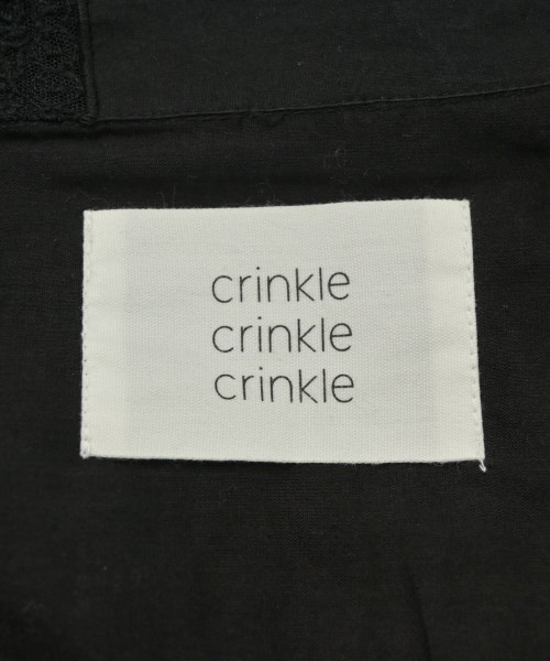 crinkle crinkle crinkle（クリンクルクリンクルクリンクル）カジュアルシャツ 黒 サイズ:F レディース/2200697148032