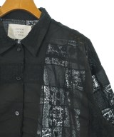 crinkle crinkle crinkle（クリンクルクリンクルクリンクル）カジュアルシャツ 黒 サイズ:F レディース/2200697148032