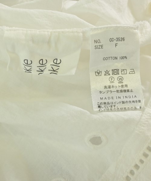 crinkle crinkle crinkle（クリンクルクリンクルクリンクル）ブラウス 白 サイズ:F レディース/2200699311021