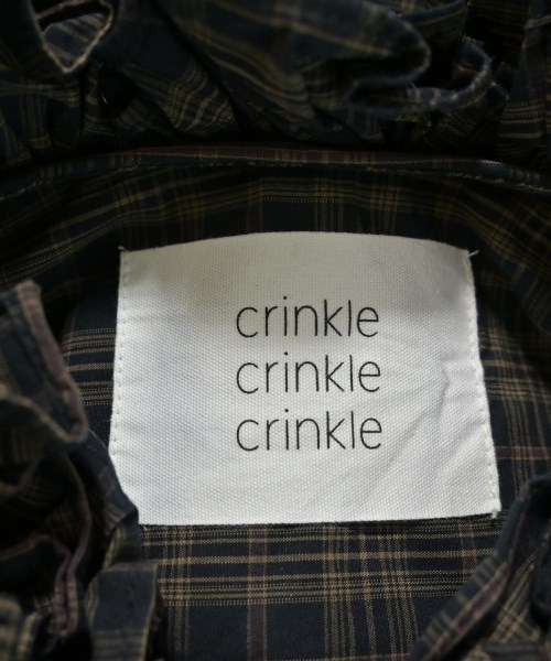 crinkle crinkle crinkle（クリンクルクリンクルクリンクル）カジュアルシャツ 黒 サイズ:F レディース/2200652981049