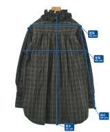 crinkle crinkle crinkle（クリンクルクリンクルクリンクル）カジュアルシャツ 黒 サイズ:F レディース/2200652981049