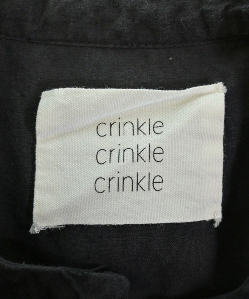 crinkle crinkle crinkle（クリンクルクリンクルクリンクル）ブラウス 黒 サイズ:F レディース/2200657159023